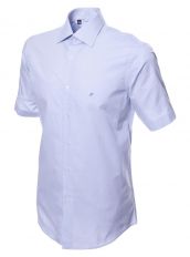 Голубая рубашка с текстурой