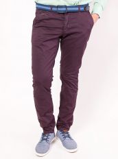 Фиолетовые брюки-чиносы