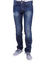 Темно-синие джинсы Gattoi со скошенным задним карманом