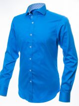 Синяя рубашка Ettore