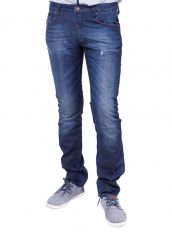 Темно-синие джинсы Gattoi с красной строчкой на кармане