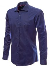 Темно-синяя рубашка Ettore