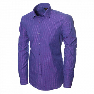 Фиолетовая рубашка Ettore