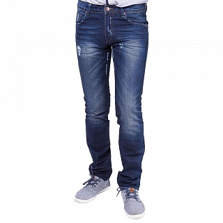 Темно-синие джинсы Gattoi со скошенным задним карманом